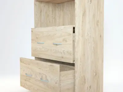 Wooden Cabinet 16 3D model