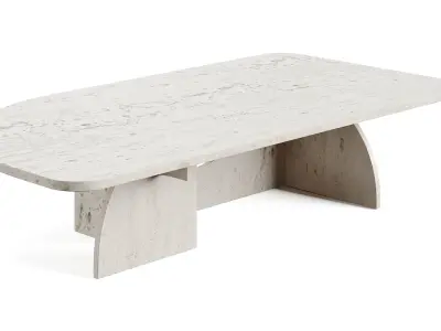 Gallotti Radice Selce Coffee Table  Low-poly 3D model