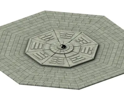 Fairy Mountain - gossip - platform 3D model