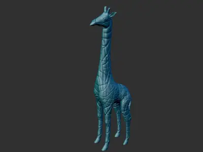 GIRAFFE TABLE LAMP 3D print model
