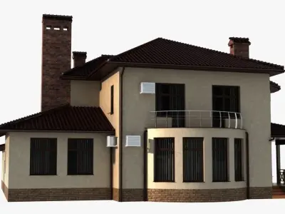 residential house 3D model shop