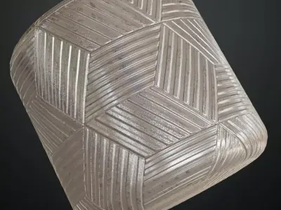 Silver Metal Plate Rusted PBR Seamless Texture