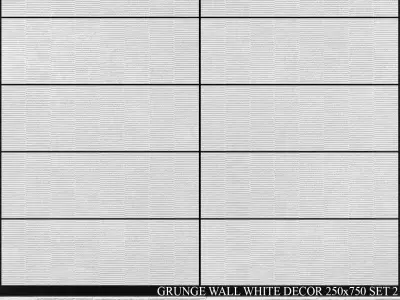 Peronda Grunge Wall White Decor 250x750 Set 2 3D model