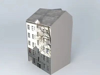 Riga Brivibas street Free 3D model