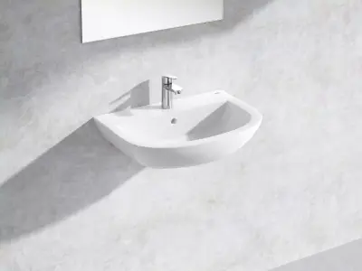 Bau Wall hung Basin 60 Set 3D model