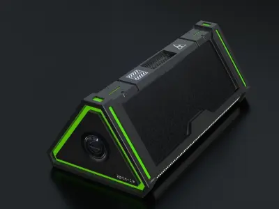 Sci Fi Box v6 Low-poly 3D model