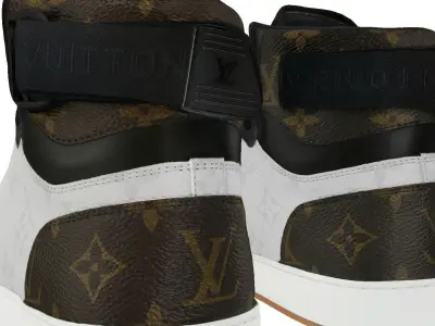 Louis Vuitton Rivoli trainer sneaker 3D model