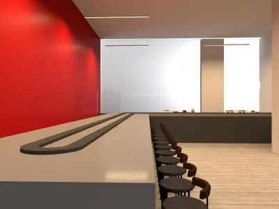 Kaiten Sushi Bar 3D model