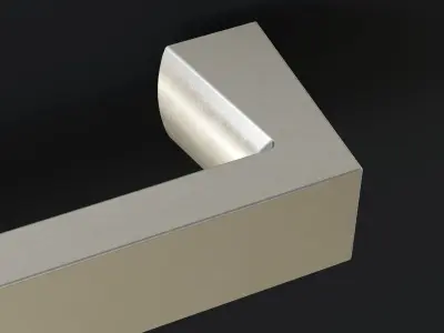 Selected cabinet door  handles 3D model