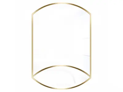 Mirror in a metal frame GZ-M1092 3D model