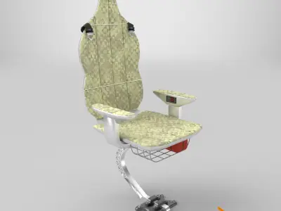 SciFi chair 3D model