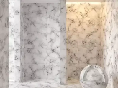 Marble wall 43 3D model