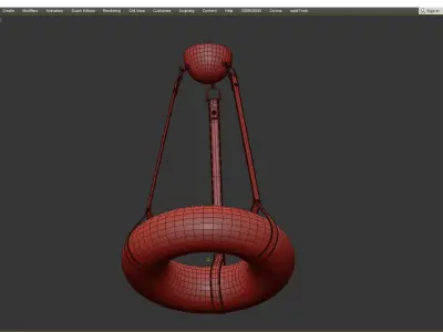 OSLO Pendant light Low-poly 3D model