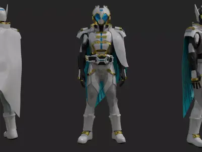 Kamen Rider Zein 3D model