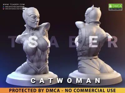 Catwoman Bust - DC Collectibles 3D print model