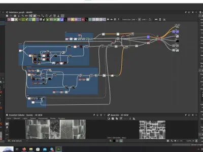 tiles with snow  Texture