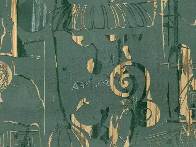 Ancient Motif Sketch  Texture