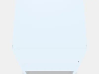 HALLAN Storage combination with doors Low-poly 3D model