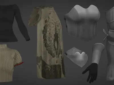 Doom Breaker Outfit for Genesis 9 Toon