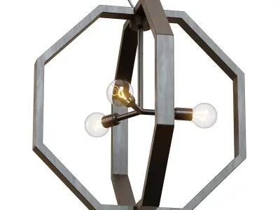 Crate and Barrel - Cooper Chandelier 3D model