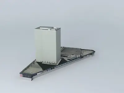 Radisson SAS Scandinavia Hotel, Oslo Free 3D model