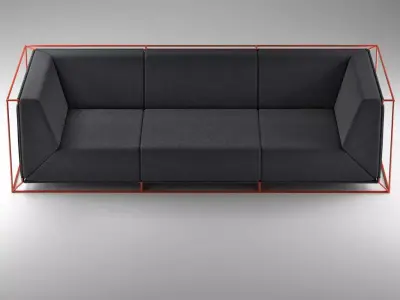 Floating Sofa 3D model