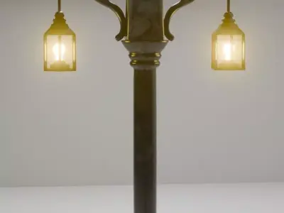 Classic Vintage Street Lamp  Free 3D model