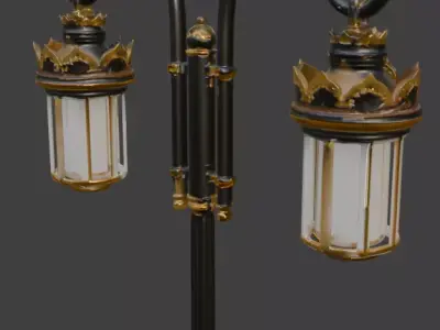 street lamp 3d model 3D model