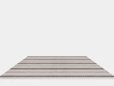 Cotton Rug Low-poly 3D model