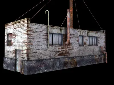 Boiler room Low-poly 3D model buy
