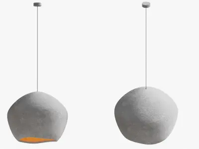 vakkerlight dome pendant lamp 3D model