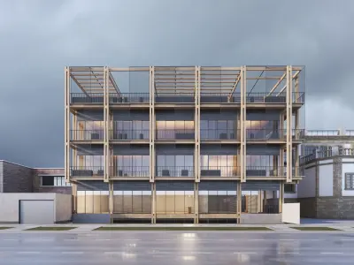 Residential building 3D model