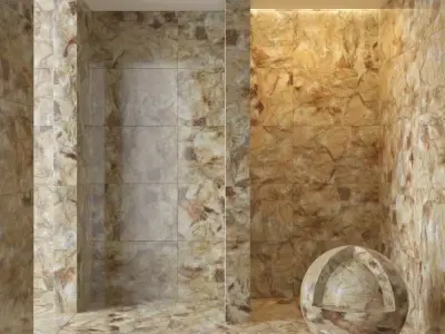 Marble wall 147 3D model