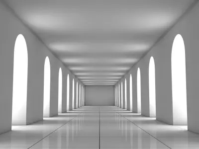 Sci Fi Corridor 3D model