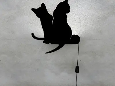 Wall Shadow Lamp  3D print model