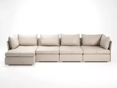 DS 19 Corner Sofa 3D model