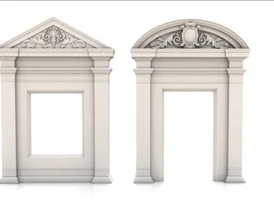 Classic windows 3D model