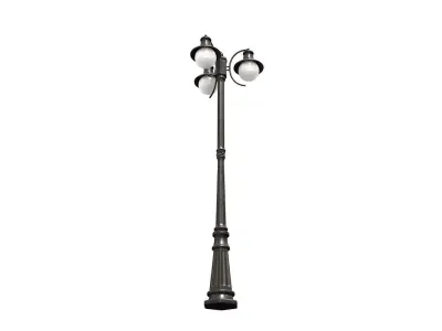 Street Light 01 - Game-ready - PBR Low-poly Low-poly 3D model