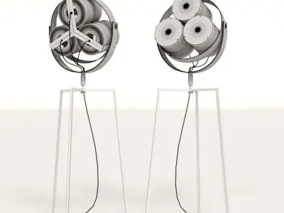 Signal floor lamp 3D model