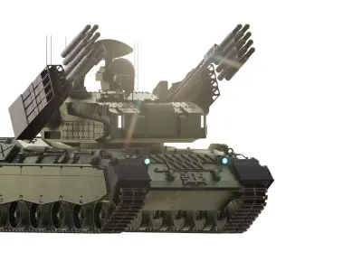 MEDIUM RANGE COMBINED MISSILE SYSTEM 3D model