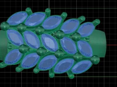 Jewelry ring 148 3D print model