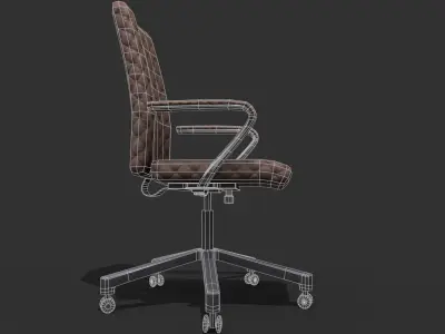 Scifi Monitors Dirty Props Low-poly 3D model