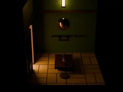 Another Isometric Room 002 Low-poly 3D model