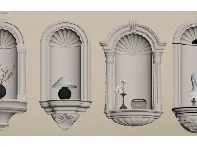 Niche 3D model
