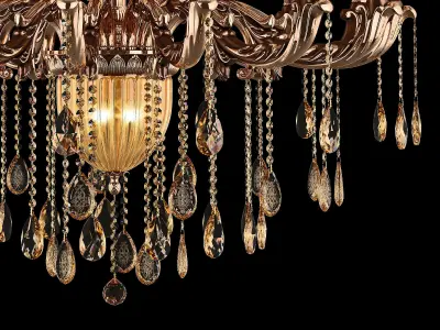 MD 89350-37 Osgona Chandelier 3D model