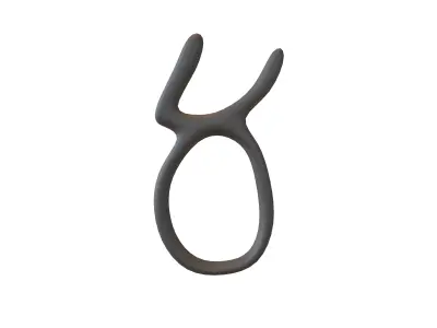 Suzhou Numerals Five V1 001 Low-poly 3D model