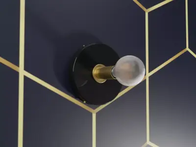 Minimalist Sconce - Small Sconce - Wall Lights - Flush Mount 3D model