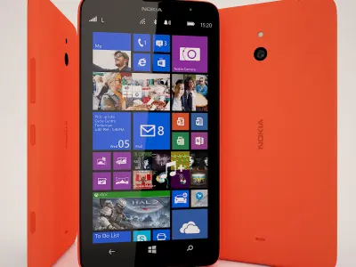 Nokia Lumia 1320 All Colors 3D model