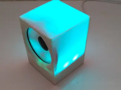 Night light with speaker 3D print model
