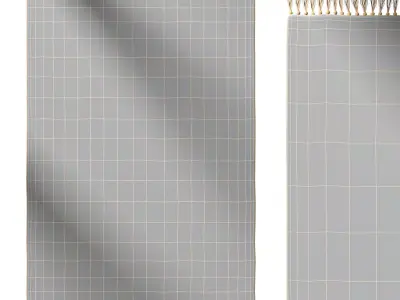 Sun Tufted Rug 3D model